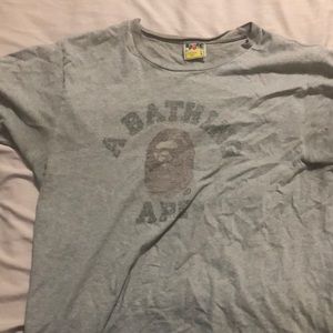 Gray bape shirt